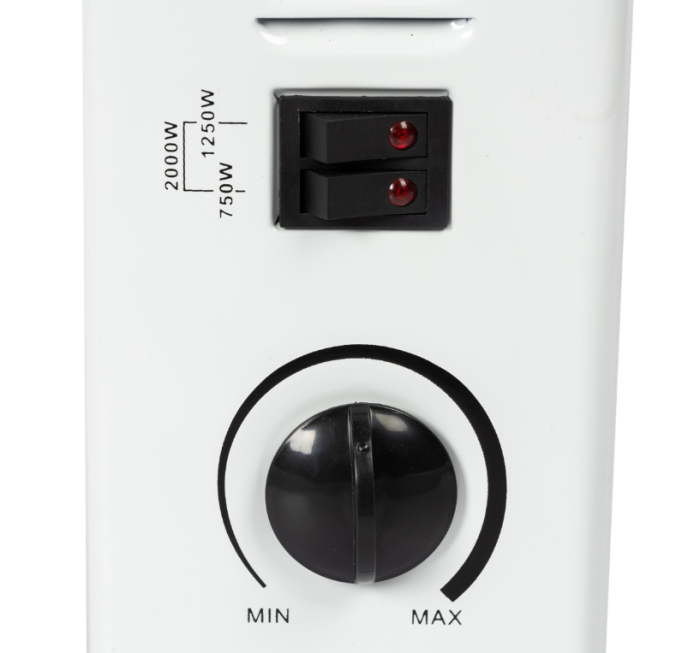 Convector electric Detoolz, 2KW, 3 trepte de putere, cu termostat reglabil [3]