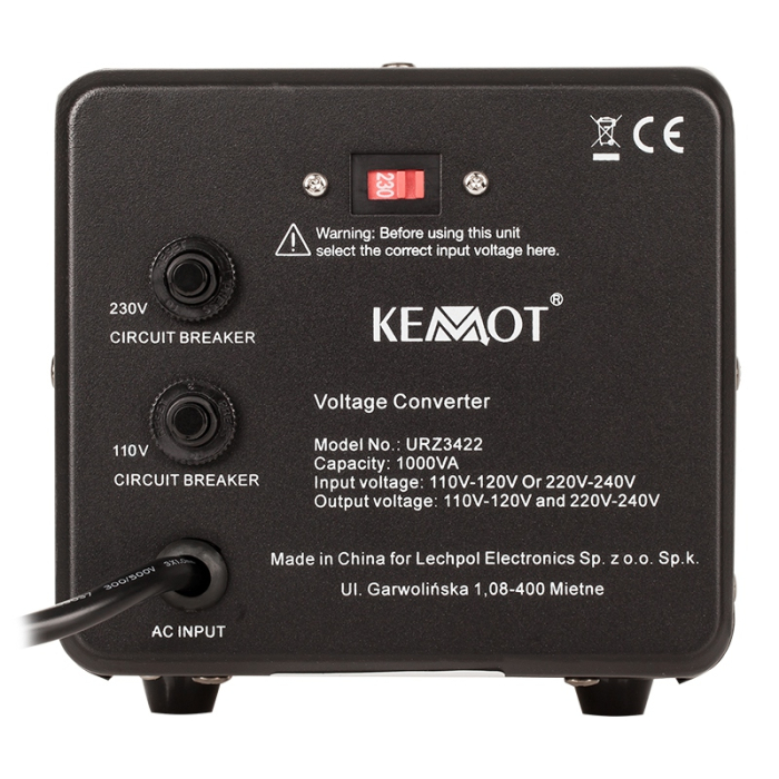 CONVERTOR TENSIUNE 800W 1000VA KEMOT [3]