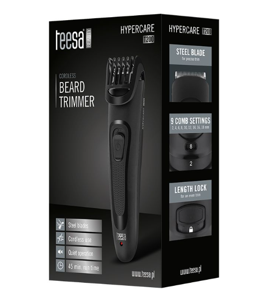 CORDLESS BEARD TRIMMER HYPERCARE T200 TEESA [7]