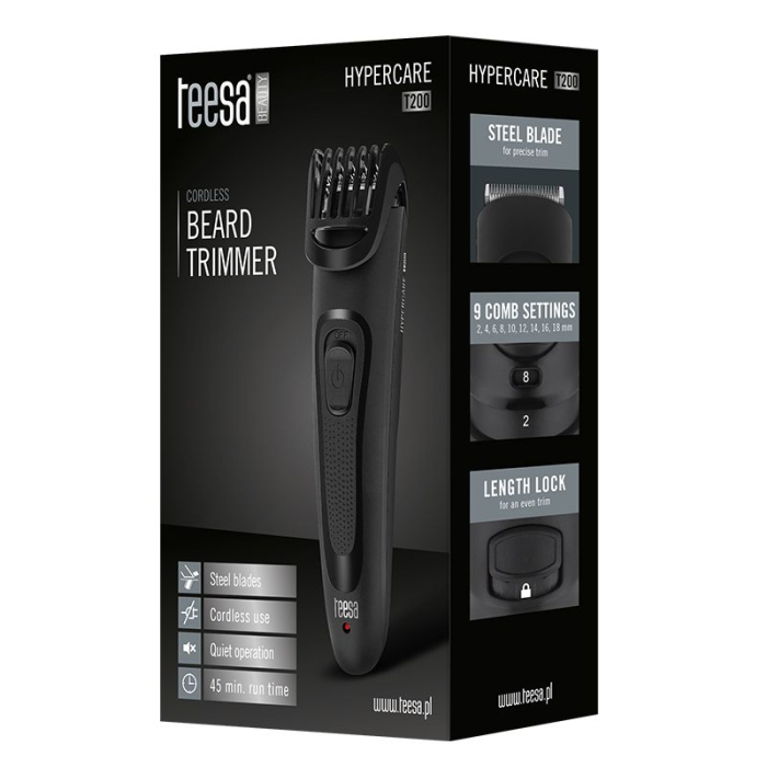 CORDLESS BEARD TRIMMER HYPERCARE T200 TEESA [9]