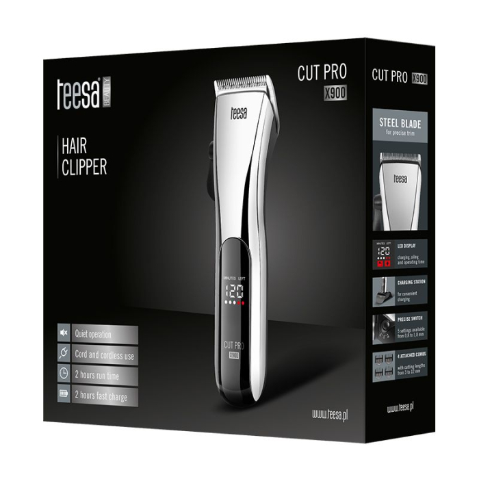 CORDLESS HAIR TRIMMER CUT PRO X900 TEESA [8]