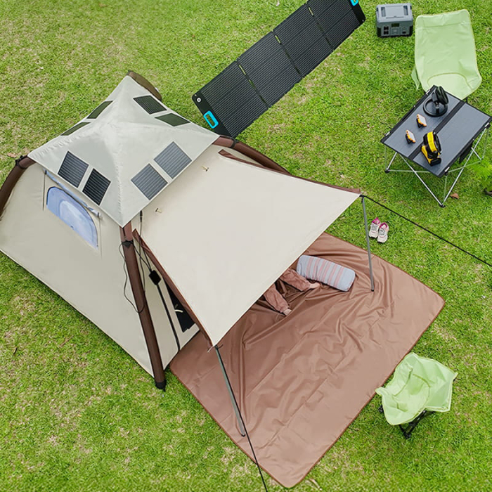 CORT CAMPING SOLAR 52W 2000MAH 2-3 PERSOANE [6]