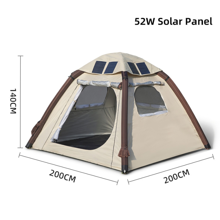 CORT CAMPING SOLAR 52W 2000MAH 2-3 PERSOANE [4]