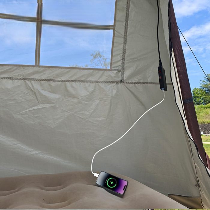 CORT CAMPING SOLAR 52W 2000MAH 2-3 PERSOANE [8]