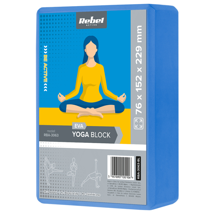 CUB YOGA SPUMA EVA 120G ALBASTRU REBEL ACTIVE [6]