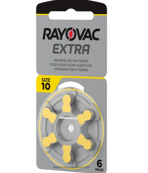 Cutie 60 Baterii auditive Rayovac Extra 10ZA [2]