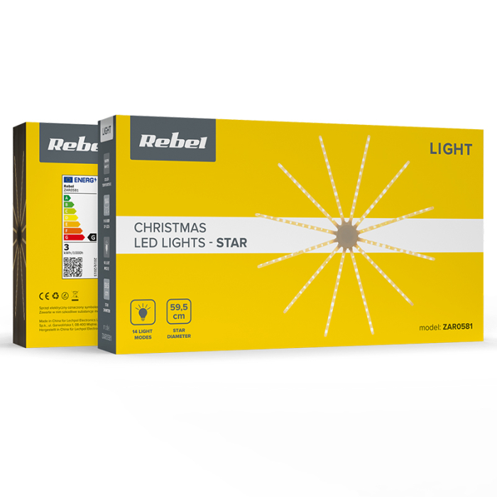 DECORATIUNE CRACIUN LED STEA REBEL [6]