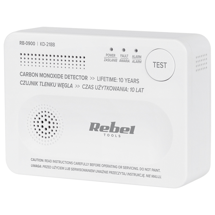 DETECTOR SENZOR MONOXID DE CARBON REBEL [2]