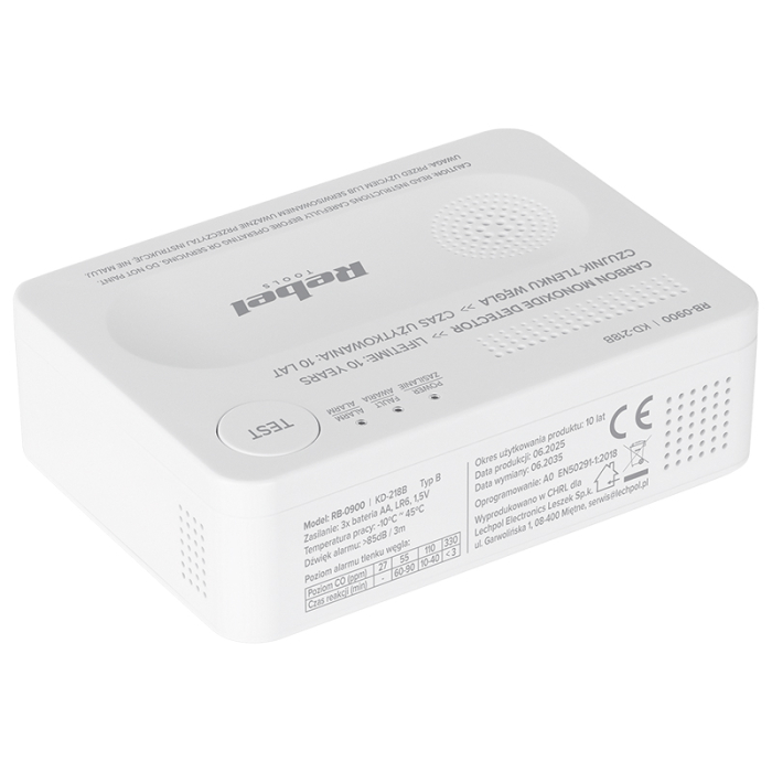 DETECTOR SENZOR MONOXID DE CARBON REBEL [5]