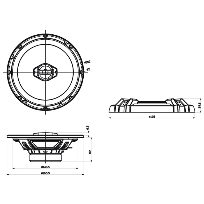 DIFUZOARE AUTO 2 CAI 17CM 90 W SENCOR [3]