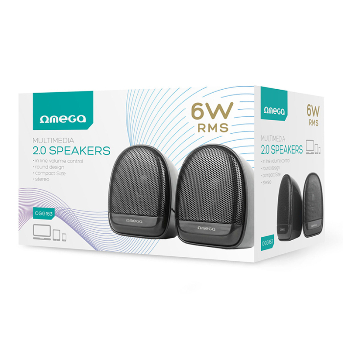 DIFUZOARE STEREO 2.0 6W RMS USB 3.5MM [4]