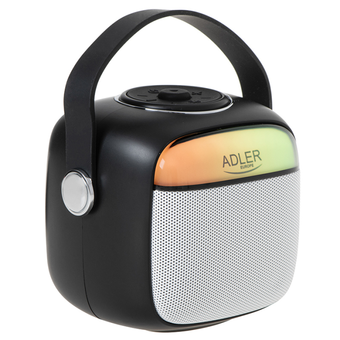 DIFUZOR KARAOKE CU MICROFON AD 1199 NEGRU ADLER [4]