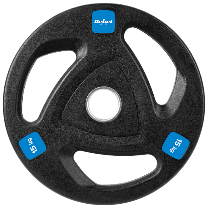 DISC GREUTATE FONTA CAUCIUCATA SET 2 X 15 KG REBEL ACTI [4]