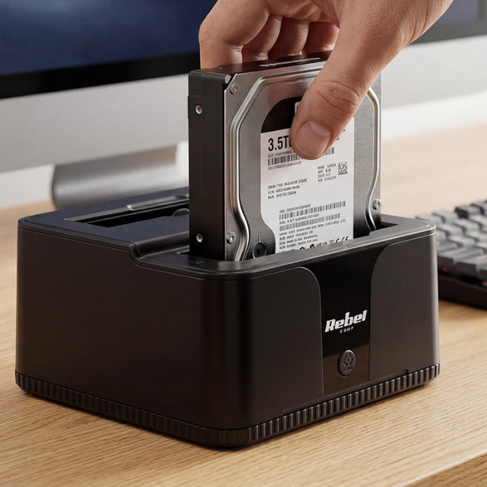 DOCKING STATION HDD SSD USB 3.0 REBEL [9]
