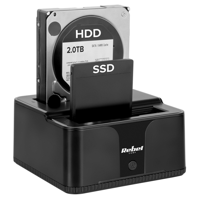 DOCKING STATION HDD SSD USB 3.0 REBEL [6]
