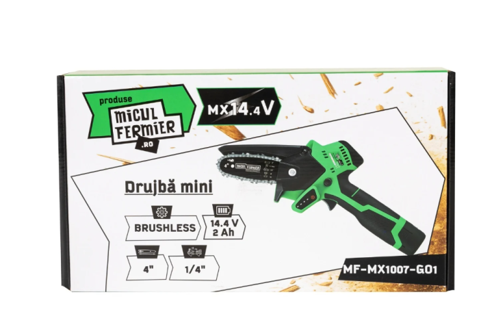 Drujba mini Micul Fermier 14.4V, 2 Ah, lama 4", Brushless [2]