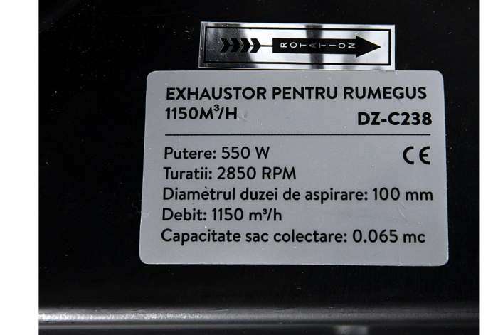 Exhaustor pentru rumegus 1150 mc/h [4]