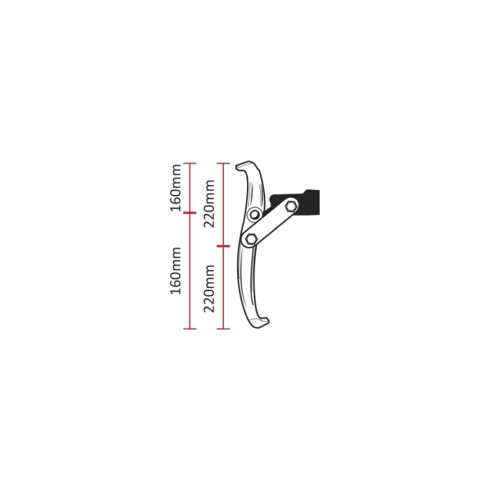 EXTRACTOR CU 3 GHEARE 92-200 MM JBM [2]
