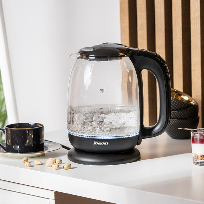 FIERBATOR ELECTRIC 1.7L 2200W MS 1302 NEGRU MESKO [7]