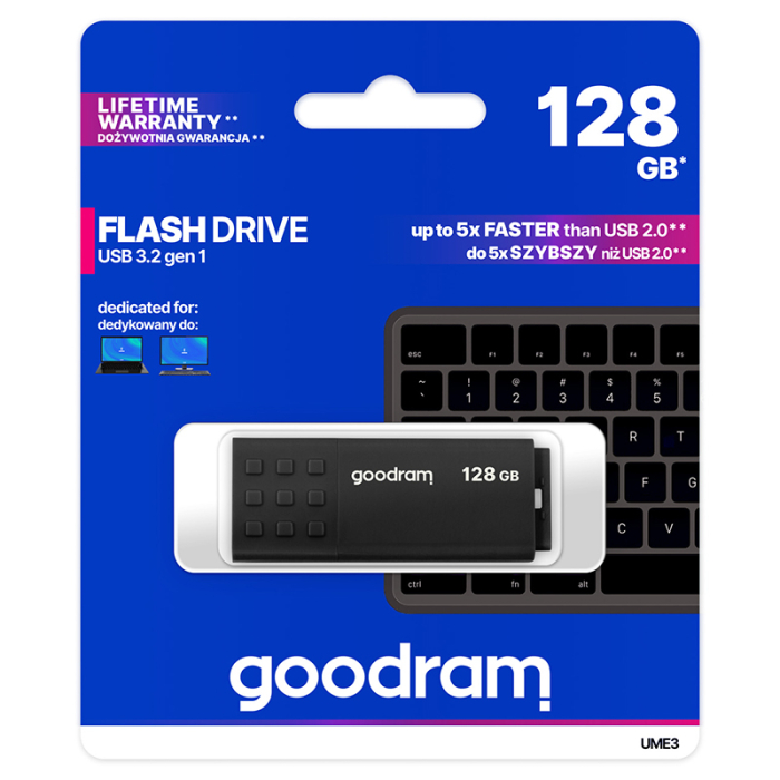 FLASH DRIVE 128GB USB 2.0 UME3 GOODRAM [2]