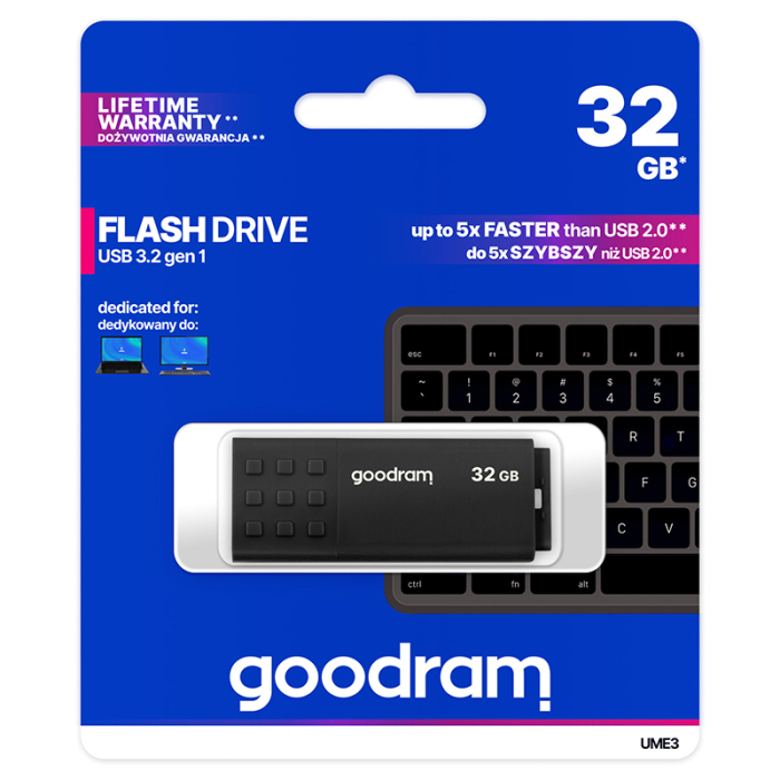 FLASH DRIVE 32GB USB 2.0 UME3 GOODRAM [2]