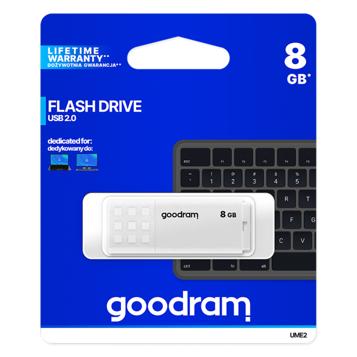 FLASH DRIVE 8GB USB 2.0 UME2 GOODRAM [2]