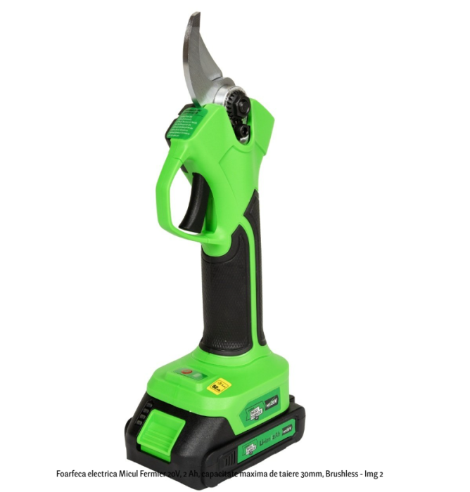 Foarfeca electrica Micul Fermier 20V, 2 Ah, capacitate maxima de taiere 30mm, Brushless [2]