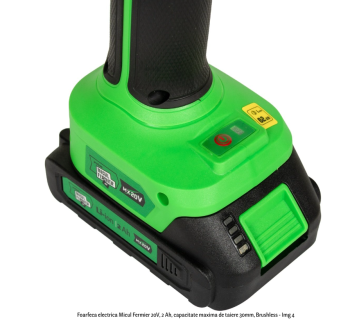 Foarfeca electrica Micul Fermier 20V, 2 Ah, capacitate maxima de taiere 30mm, Brushless [5]