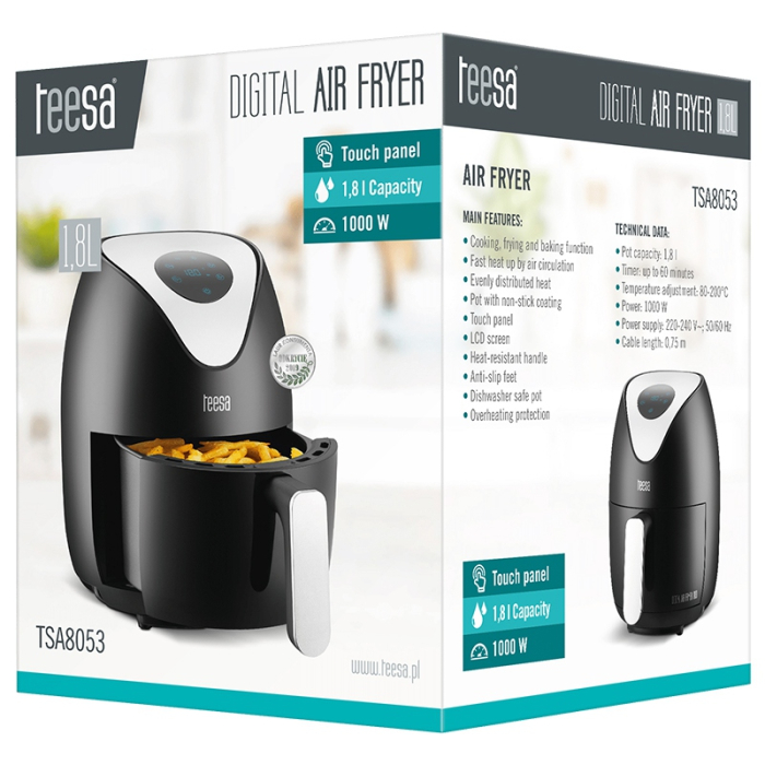 FRITEUZA 1.8L DIGITAL AIR FRYER TEESA [8]