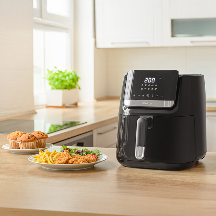FRITEUZA DIGITAL AIRFRYER 6.5L 1600W SENCOR [10]