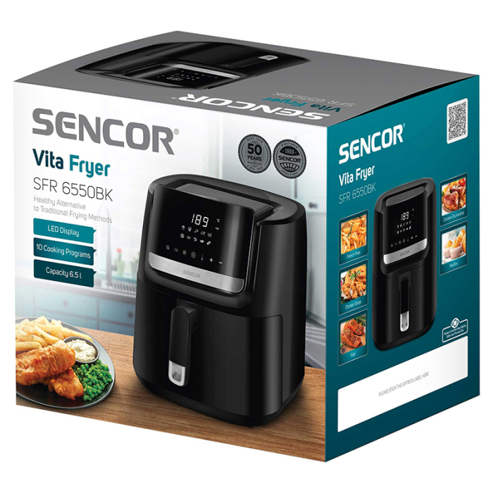 FRITEUZA DIGITAL AIRFRYER 6.5L 1600W SENCOR [9]