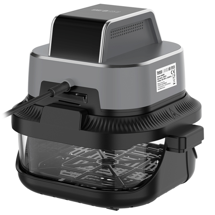 FRITEUZA GLASS AIRFRYER 4L+1.5L 1500W TEESA [8]