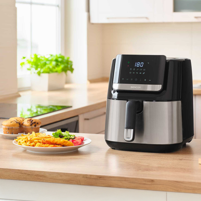 FRITEUZA SMART DIGITAL AIRFRYER 6.5L 1600W SENCOR [3]