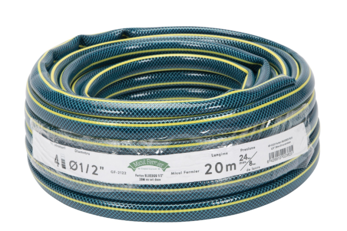 Furtun BLUEBOS PLUS 1/2" 20m cu set duze [2]
