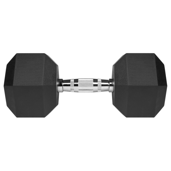GANTERE DUMBBELL HEX FONTA CAUCIUCATA 20KG REBEL ACTIVE [3]