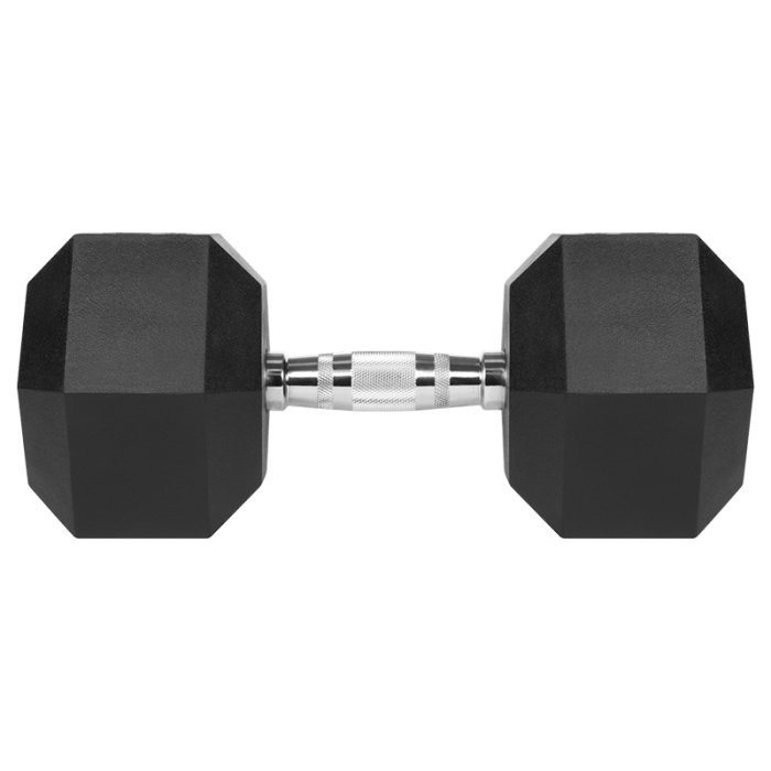 GANTERE DUMBBELL HEX FONTA CAUCIUCATA 27.5KG REBEL ACTI [3]