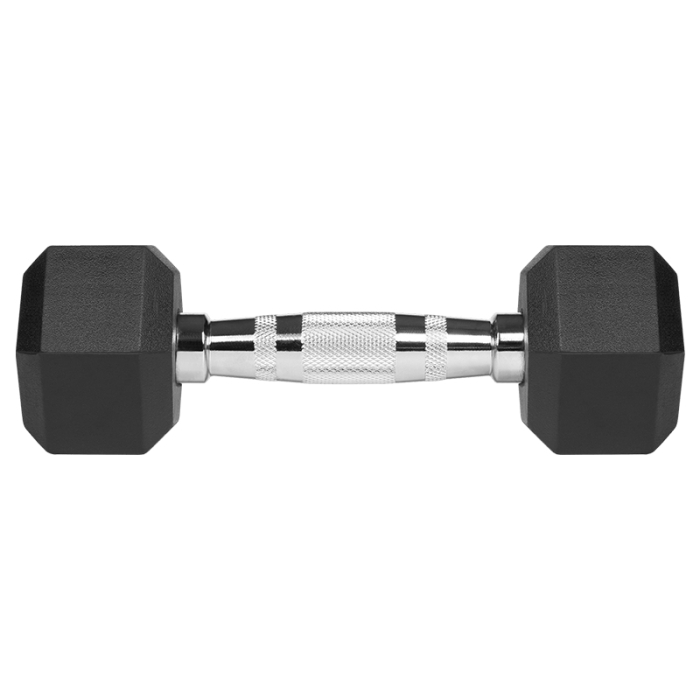 GANTERE DUMBBELL HEX FONTA CAUCIUCATA 2X3KG REBEL ACTIV [5]