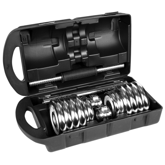 GANTERE REGLABILE CU VALIZA TOTAL 15KG REBEL ACTIVE [6]