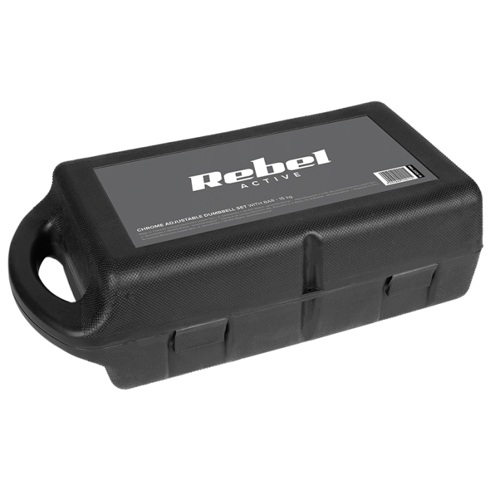 GANTERE REGLABILE CU VALIZA TOTAL 15KG REBEL ACTIVE [7]