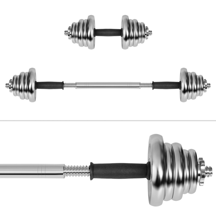 GANTERE REGLABILE CU VALIZA TOTAL 20KG REBEL ACTIVE [5]