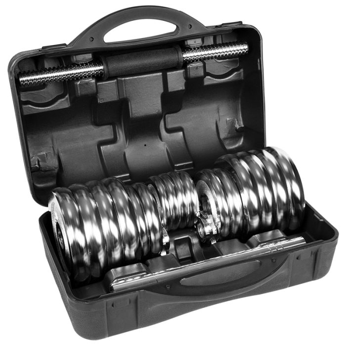 GANTERE REGLABILE CU VALIZA TOTAL 30KG REBEL ACTIVE [6]