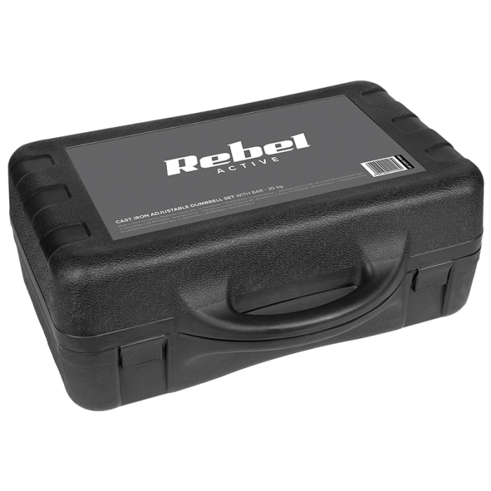 GANTERE REGLABILE CU VALIZA TOTAL 30KG REBEL ACTIVE [7]