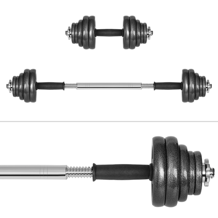 GANTERE REGLABILE CU VALIZA TOTAL 30KG REBEL ACTIVE [5]
