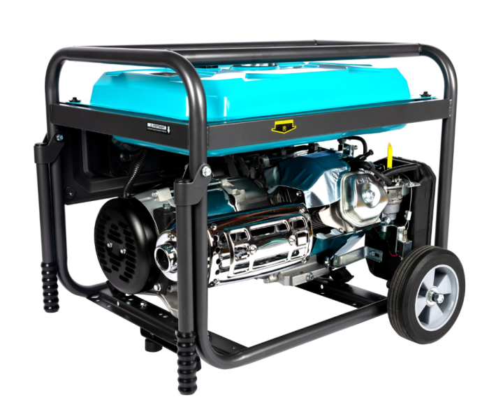 Generator Detoolz 5.5kW 2P230 B4T pornire electrica 25L cu roti G02 [9]