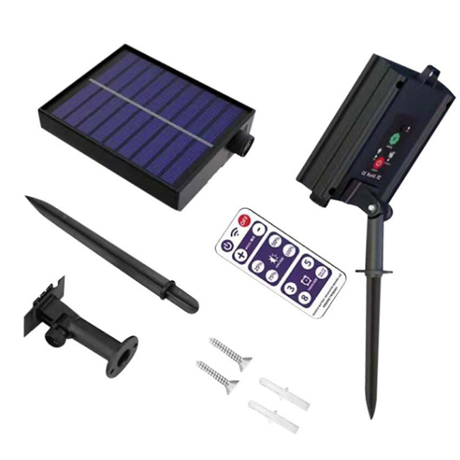 Ghirlandă solară LED 0.5W x 10, 12m, 3000K lumină caldă, SKU-7804 [2]