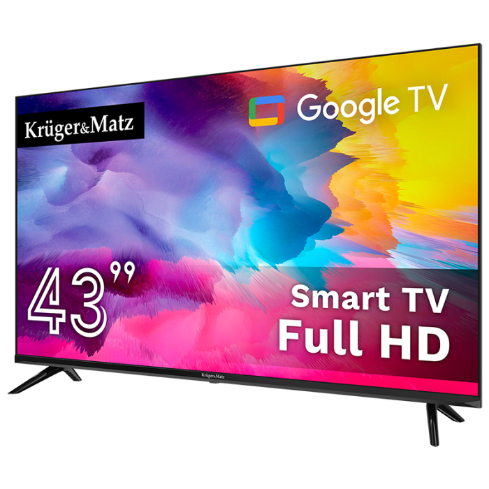 GOOGLE SMART TV 43 INCH 108CM H265 HEVC KRUGER&MATZ [4]