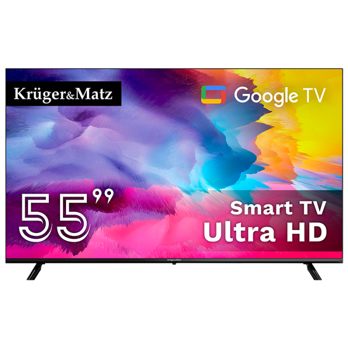 GOOGLE SMART TV 55 INCH 141CM ULTRAHD 4K KRUGER&MATZ [2]