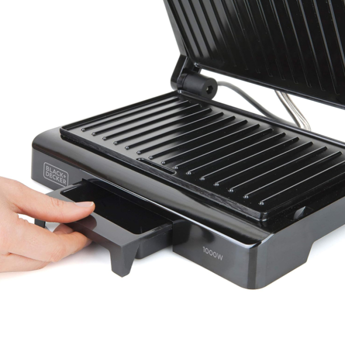 GRATAR ELECTRIC 1000W INOX TEFLON BLACK&DECKER [7]