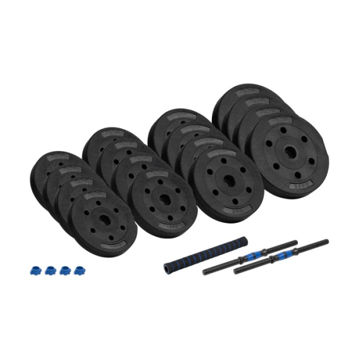HALTERE REGLABILE CU CONECTOR 2 X 15 KG REBEL ACTIVE [2]
