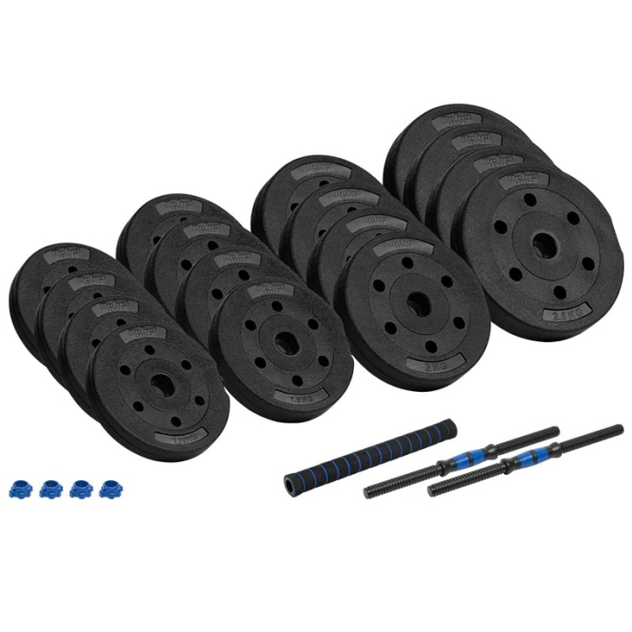 HALTERE REGLABILE CU CONECTOR 2 X 15 KG REBEL ACTIVE [3]